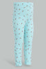 Redtag-Mint-Aop-Legging-Leggings-Infant-Girls-3 to 24 Months