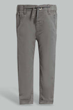 تنزيل الصورة على معرض الصور، Redtag-Grey-Pull-On-Casual-Trousers-Pull-On-Trousers-Infant-Boys-3 to 24 Months
