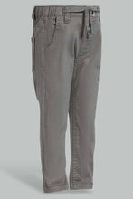 تنزيل الصورة على معرض الصور، Redtag-Grey-Pull-On-Casual-Trousers-Pull-On-Trousers-Infant-Boys-3 to 24 Months
