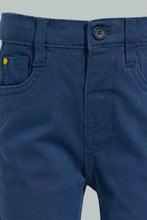 Load image into Gallery viewer, Redtag-Navy-Chino-Pant-Chinos-Infant-Boys-3 to 24 Months
