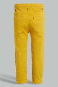Redtag-Mustard-Chino-Pant-Chinos-Infant-Boys-3 to 24 Months