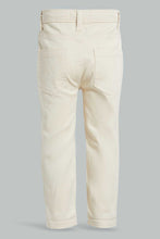 تنزيل الصورة على معرض الصور، Redtag-Ecru-Chino-Pant-Chinos-Infant-Boys-3 to 24 Months
