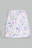 Redtag-Lilac-Solid-And-Aop-2Pk-Knit-Skirt-Skirts-Infant-Girls-3 to 24 Months