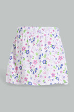 تنزيل الصورة على معرض الصور، Redtag-Lilac-Solid-And-Aop-2Pk-Knit-Skirt-Skirts-Infant-Girls-3 to 24 Months
