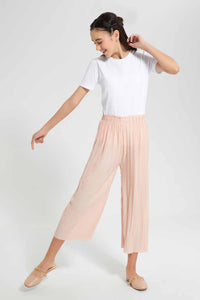 Redtag-Lt-Blue-Pleated-Culottes-Category:Trousers,-Colour:Blue,-Filter:Senior-Girls-(9-to-14-Yrs),-GSR-Trousers,-New-In,-New-In-GSR,-Non-Sale,-S22D,-Section:Kidswear-Senior-Girls-9 to 14 Years