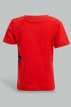 تنزيل الصورة على معرض الصور، Redtag-Red-Digger-Tshirt-With-Beige-Pull-On-Short-Set-(2-Pack)-Sets-Infant-Boys-3 to 24 Months
