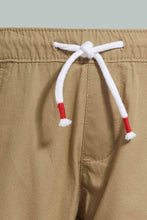 تنزيل الصورة على معرض الصور، Redtag-Red-Digger-Tshirt-With-Beige-Pull-On-Short-Set-(2-Pack)-Sets-Infant-Boys-3 to 24 Months
