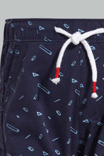 تنزيل الصورة على معرض الصور، Redtag-Blue-Zipper-Bag-With-Navy-Short-Set-(2-Pack)-Sets-Infant-Boys-3 to 24 Months
