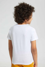 تنزيل الصورة على معرض الصور، Redtag-2-Pack-White-And-Pink-Print-T-Shirt-Graphic-T-Shirts-Boys-2 to 8 Years
