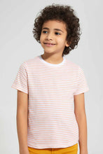 تنزيل الصورة على معرض الصور، Redtag-2-Pack-White-And-Pink-Print-T-Shirt-Graphic-T-Shirts-Boys-2 to 8 Years
