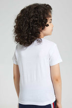 تنزيل الصورة على معرض الصور، Redtag-2-Pack-Blue-And-Navy-Print-T-Shirt-Graphic-T-Shirts-Boys-2 to 8 Years
