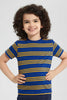 Redtag-2-Pack-Blue-And-Navy-Print-T-Shirt-Graphic-T-Shirts-Boys-2 to 8 Years