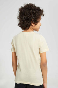 Redtag-Stone-Flock-Leopard-T-Shirt-Graphic-T-Shirts-Boys-2 to 8 Years