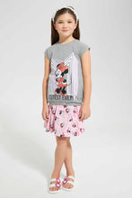 تنزيل الصورة على معرض الصور، Redtag-Grey-Melange-Minnie-Mouse-Placement-Print-T-Shirt-Category:T-Shirts,-Colour:Grey,-Filter:Girls-(2-to-8-Yrs),-Girls-T-Shirts,-New-In,-New-In-GIR,-Non-Sale,-S22C,-Section:Kidswear,-TBL-Girls-
