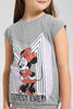 Redtag-Grey-Melange-Minnie-Mouse-Placement-Print-T-Shirt-Category:T-Shirts,-Colour:Grey,-Filter:Girls-(2-to-8-Yrs),-Girls-T-Shirts,-New-In,-New-In-GIR,-Non-Sale,-S22C,-Section:Kidswear,-TBL-Girls-