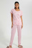 Redtag-Blush-Heart-Printed-Pyjama-Set-Pyjama-Sets-Women's-