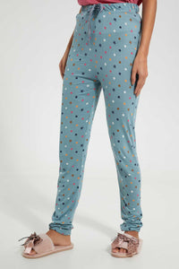 Redtag-Pink-Printed-Pyjama-Set-Pyjama-Sets-Women's-