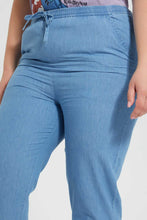 تنزيل الصورة على معرض الصور، Redtag-Blue-Denim-Jogger-Jeans-Jogger-Fit-Women&#39;s-
