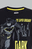 Redtag-Black-Dark-Knight-Batman-Top-Nightsuit-Pyjama-Sets-Senior-Boys-9 to 14 Years