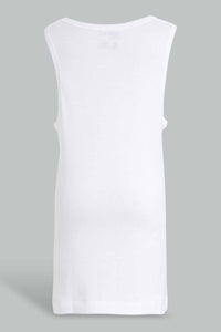 Redtag-White-2-Pcs-Pack-Sleeveless-Vest-Basic-365,-BSR-Vests,-Category:Vests,-Colour:White,-Filter:Senior-Boys-(9-to-14-Yrs),-New-In,-New-In-BSR,-Non-Sale,-Section:Kidswear-Senior-Boys-9 to 14 Years