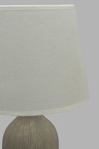 Redtag-Beige-Pattern-Ceramic-Table-Lamp-Category:Lamps,-Colour:Beige,-Filter:Home-Decor,-HARMONY,-HMW-HOM-Lighting,-New-In,-New-In-HMW-HOM,-Non-Sale,-Section:Homewares,-W22O-Home-Decor-