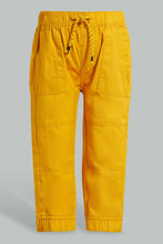 تنزيل الصورة على معرض الصور، Redtag-Yellow-Biker-Jogger-Pants-Jogger-Fit-Infant-Boys-3 to 24 Months
