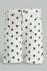 Redtag-White-Printed-Chino-Trouser-Short-Chino-Shorts-Infant-Boys-3 to 24 Months