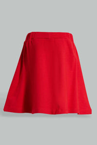 Redtag-Red-Marie-Skirt-With-Placement-Print-Skirts-Girls-2 to 8 Years