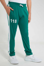 Load image into Gallery viewer, Redtag-Green-Cut-&amp;-Sew-Active-Pant-Joggers-Senior-Boys-9 to 14 Years
