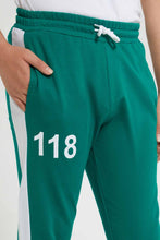 Load image into Gallery viewer, Redtag-Green-Cut-&amp;-Sew-Active-Pant-Joggers-Senior-Boys-9 to 14 Years
