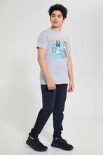 تنزيل الصورة على معرض الصور، Redtag-Navy-Plain-Jogger-Pant-Joggers-Senior-Boys-9 to 14 Years
