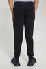 Redtag-Navy-Plain-Jogger-Pant-Joggers-Senior-Boys-9 to 14 Years