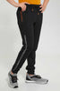 Redtag-Black-Zip-Thru-Jogger-Pant-Joggers-Senior-Boys-9 to 14 Years