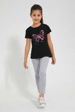 Load image into Gallery viewer, Redtag-Grey-Aop-Legging-Jeggings-Girls-2 to 8 Years
