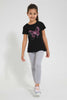 Redtag-Grey-Aop-Legging-Jeggings-Girls-2 to 8 Years