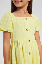 Load image into Gallery viewer, Yellow Button Down Dress
