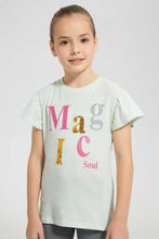 Load image into Gallery viewer, Redtag-Mint-Girls-Sequins-T-Shirt-Embellished-T-Shirts-Girls-2 to 8 Years
