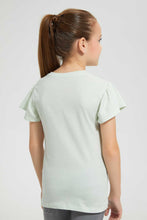 Load image into Gallery viewer, Redtag-Mint-Girls-Sequins-T-Shirt-Embellished-T-Shirts-Girls-2 to 8 Years
