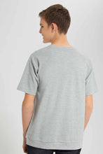 Load image into Gallery viewer, Redtag-Grey-Mel-Pique-Sweatshirt-BSR-Sweatshirts,-Category:Sweatshirts,-Colour:Grey,-Deals:2-For-90,-Filter:Senior-Boys-(9-to-14-Yrs),-New-In,-New-In-BSR,-S22D,-Section:Kidswear--
