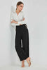 Redtag-Black-Tappered-Trousers-With-Button-Detailing-Trousers-Women's-