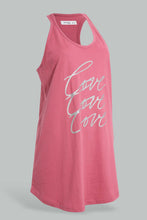 تنزيل الصورة على معرض الصور، Redtag-Pink-Sleeveless-Nightshirt-Nightshirts-Women&#39;s-
