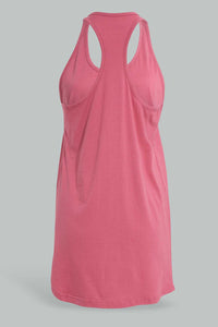 Redtag-Pink-Sleeveless-Nightshirt-Nightshirts-Women's-