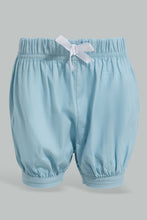 Load image into Gallery viewer, Redtag-Blue-Short-Denim-Shorts-Infant-Girls-3 to 24 Months
