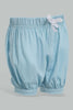 Redtag-Blue-Short-Denim-Shorts-Infant-Girls-3 to 24 Months