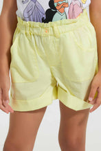 تنزيل الصورة على معرض الصور، Redtag-Yellow-Girls-Short-Casual-Shorts-Girls-2 to 8 Years
