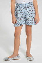تنزيل الصورة على معرض الصور، Redtag-Assorted-Girls-Aop-Short-Casual-Shorts-Girls-2 to 8 Years
