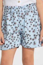 تنزيل الصورة على معرض الصور، Redtag-Assorted-Girls-Aop-Short-Casual-Shorts-Girls-2 to 8 Years
