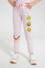 Redtag-Fuschia-Jogger--Pants-Joggers-Girls-2 to 8 Years