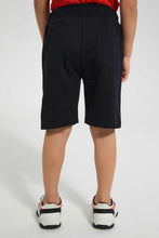 تنزيل الصورة على معرض الصور، Redtag-Black-Print-Short-Active-Shorts-Boys-2 to 8 Years
