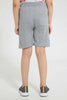 Redtag-Grey-Marl-Print-Short-Active-Shorts-Boys-2 to 8 Years